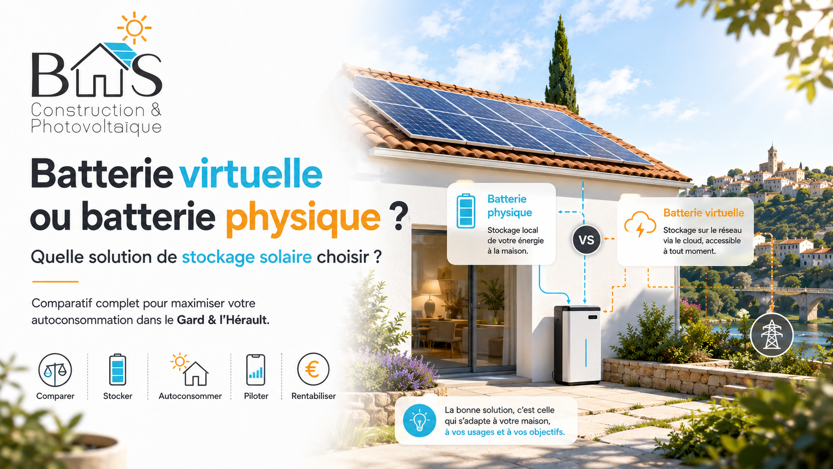 Batterie virtuelle ou batterie physique : quelle solution de stockage solaire choisir ?