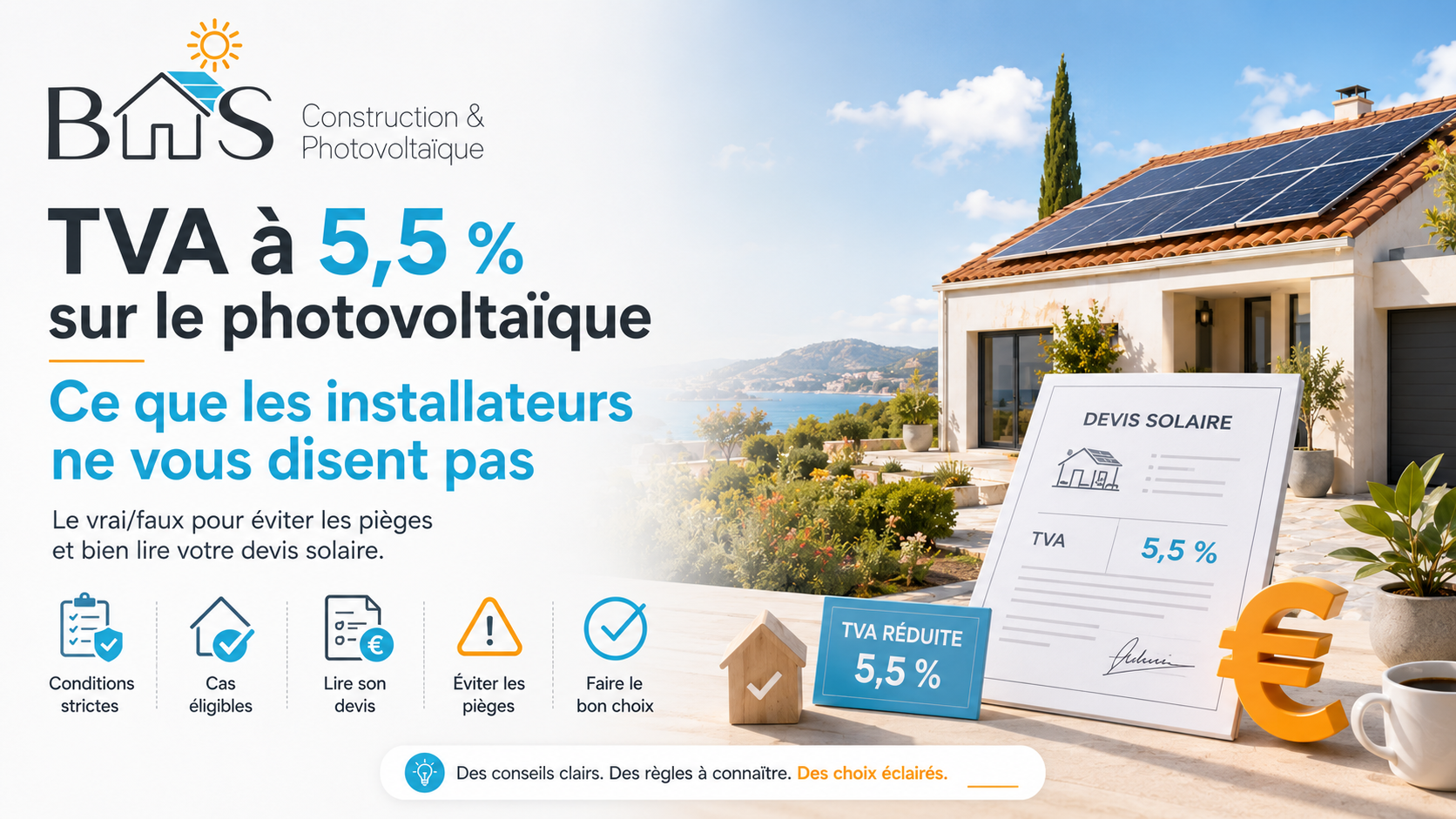 TVA à 5,5 % sur le photovoltaïque : ce que les installateurs ne vous disent pas
